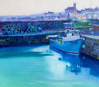 Nicole Stevenson
Sea Weathered Wall, Dunbar 
Oil 40 x 36 cms
£540