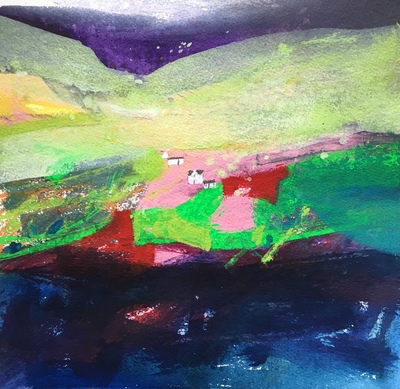 Caroline Bailey
Sunlit Hills
Mixed media 25 x 25 cms
£800