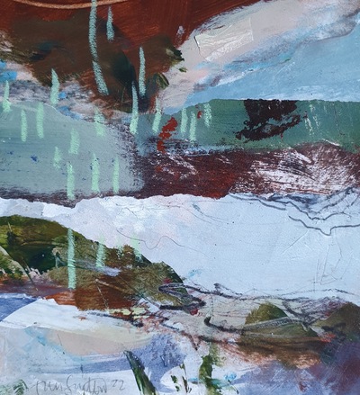Dreich - South Uist
mixed media collage  45 x 45 cm
£380