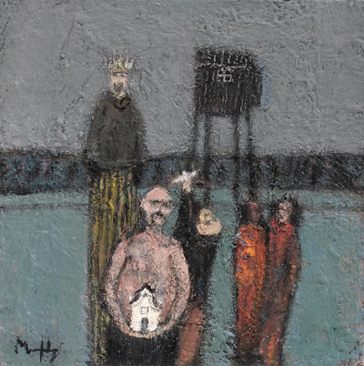 Sandy Murphy RGI PAI
The Gift 
8 x 8 ins oil on board 
£900
SOLD