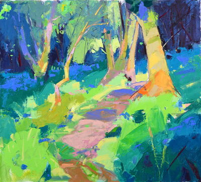 Marion Thomson
Bluebell Wood
Oil on canvas 40 x 50 cms
£1050