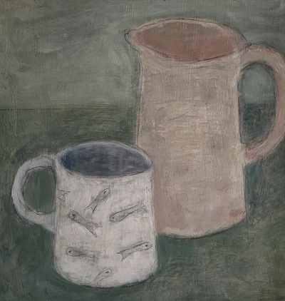 Joyce Gunn Cairns
Jugs
oil on board 29 x 29 cm
£395