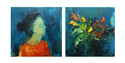 Henry Jabbour
In Bloom My Heart III (Diptych)
Oil on linen 30 x 60 cms
£1200
SOLD
