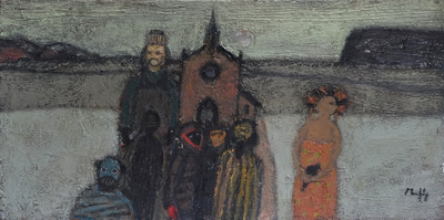 The Elders
oil on board  20 x 40 cm
SOLD