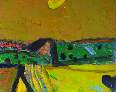 Summer Landscape
oil on board 17 x 22 cm
£400 (unframed)