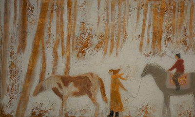 Through the Wood
Oil on board  37 x 61 cms
£1400