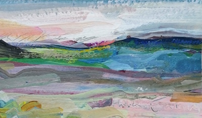 Helena Emmans
Warm Western Lights
mixed media  14 x 27 cms
SOLD
