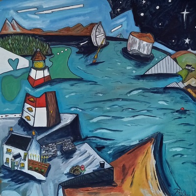 Rob Walker
Crinan Love Light
Oil  45 x 45 cms
£670