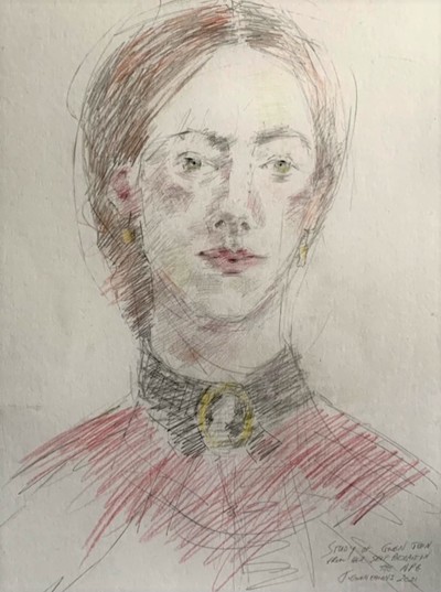 Gwen John
oil on board 42 x 30 cms
£495 (unframed)