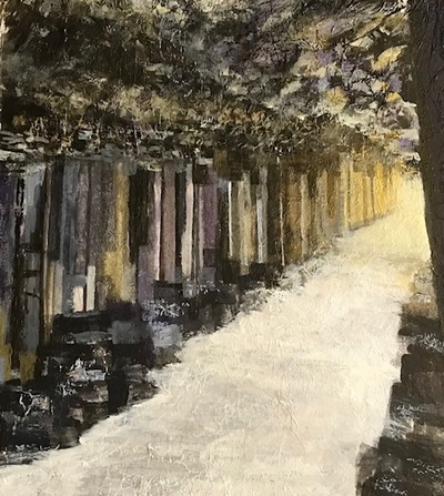 Sandra Moffat
Fingals Cave, Staffa
mixed media  50 x 48 cms
£500