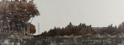Cate Inglis
Tree Line and Pylon
40 x 112 cms
£2200