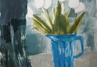 White Tulips Through the Window
oil on paper 42 x 30 cm
£450 (unframed)