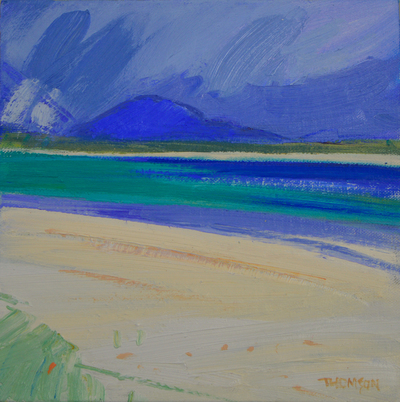 Marion Thomson
High Tide, North Uist
Oil on canvas  20 x 20 cms
£500

