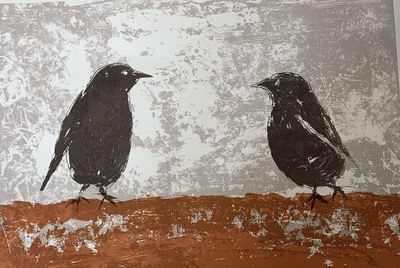 Twa Craws
Screen print (1/10)
30 x 38 cms
£175 (unframed)