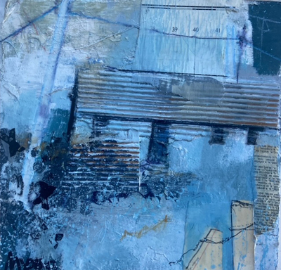 Morag Young
Blue Door 
mixed media 20 x 20 cm 
SOLD