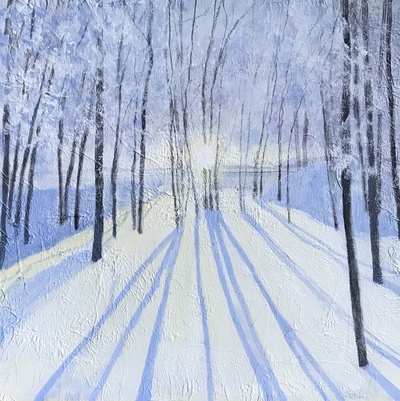 Sandra Moffat
Winter Dawn (unframed)
Mixed media  25 x 25 cms
£500
SOLD