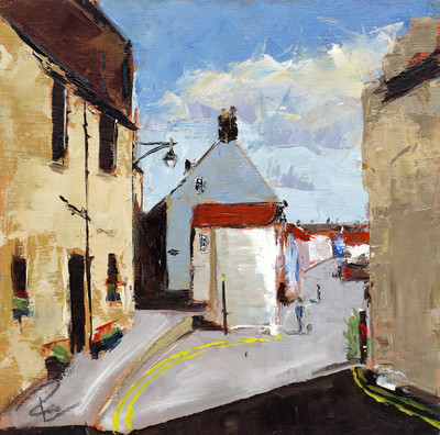 Paul Graham
Westend, St Monans
Oil on board  20 x 20 cms
£450