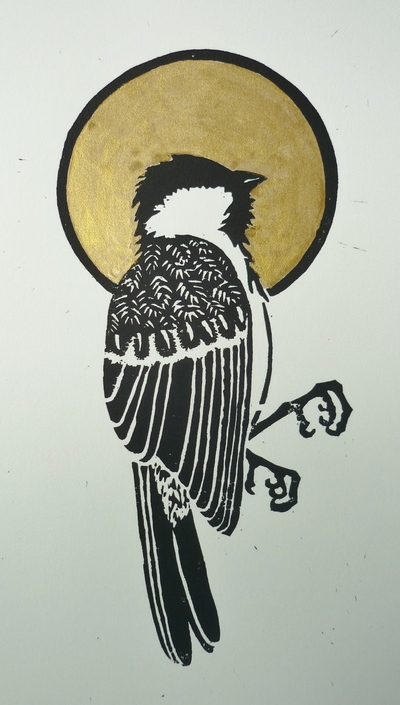 Marsha Burke
Halo 1
woodcut  18 x 14 cms
£160