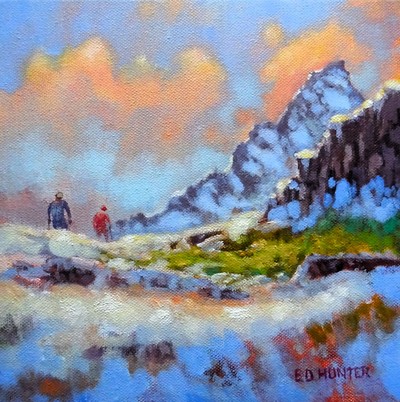 Ed Hunter
Winter on The Cobble
oil on canvas 20 x 20 cm
£430
