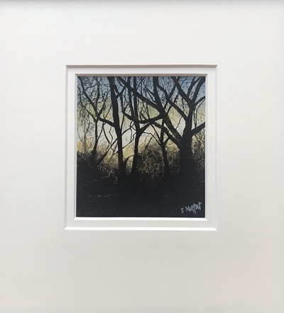 Sandra Moffat 
Light Play III
Mixed media  15 x 13 cms (37 x 34 cms framed)
£400