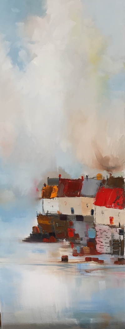 Rosanne Barr
High Tide Houses
Oil 50 x 20 cms
£520
