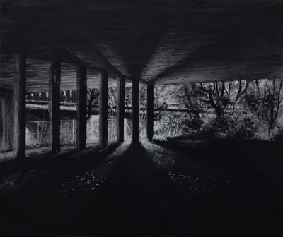 Jonathan Stockley
Underpass
Charcoal  10 x 12 cms
£225