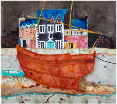 David Smith RSW
Stornoway Harbour
Watercolour 20 x 21 ins
SOLD
