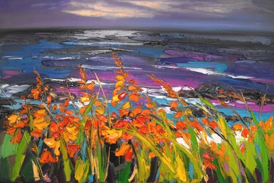Judith I Bridgland
Montbretia, Causeway Coast
oil on linen
51 x 76 cms
£2950