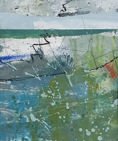 Erinclare Scrutton
Summer Sea Mull II
mixed media on mountboard 24 x 30 cm
£520