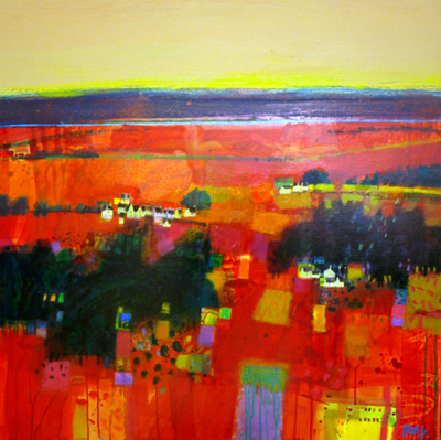 Francis Boag
Towards Black Isle
Acrylic on canvas  100 x 100 cms
£7900