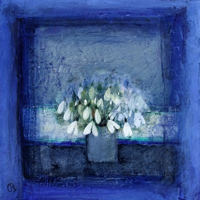 Patricia Sadler
The Joy of Snowdrops 
Acrylic on canvas 35 x 35 cms
£850