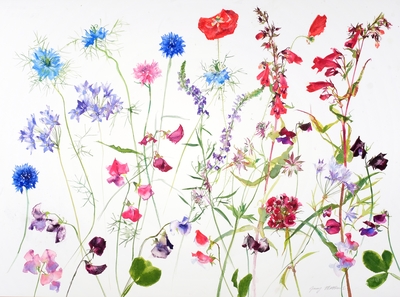 Jenny Matthews
Loving The Summer
Watercolour  55 x 75 cms
£1850