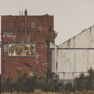 Shotblasting Factory II
Oil on board
64 x 64cm
£2000
SOLD