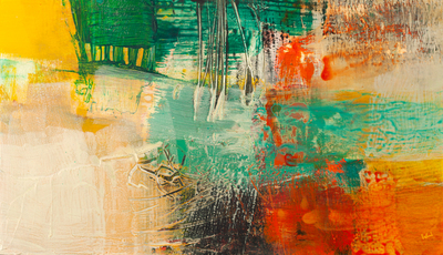 Creeping Tide
acrylic and collage on board 40 x 70 cm
£2800