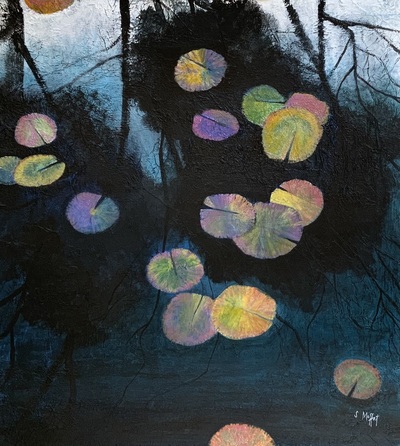 Lily Pad Dance
mixed media  60  x 55 cm
£1800