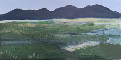 From the Moor Road
oil on canvas 25  x 50 cm
£350
