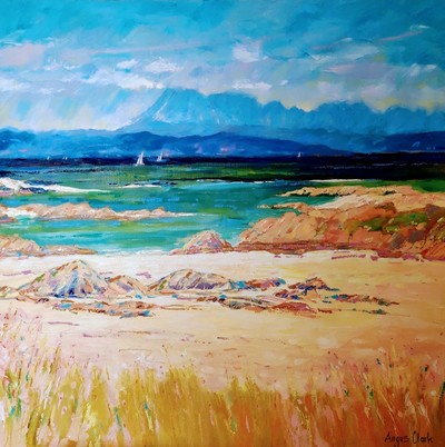 Angus Clark
The Cuillins from Morar
Oil  60 x 60 cms
£500
SOLD