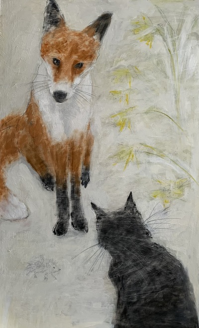 Joyce Gunn Cairns
Keeping a Respectful Distance
oil on board 64 x 40 cm
£820
SOLD