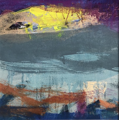 Caroline Bailey
Sunlight on Ulinish
mixed media  35 x 35 cms
£1200