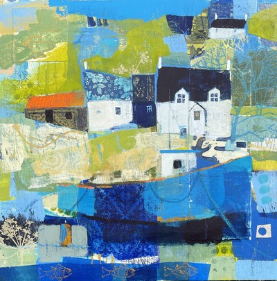 The Add-ons, Eilean Iarmain, Skye 
mixed media and collage on board 30 x 30 cm
£720
SOLD