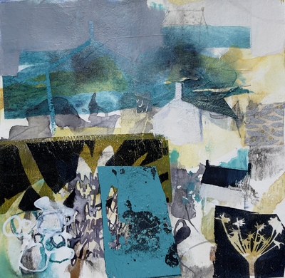 Recovered Ground, Lewis
mixed media and collage on paper 20 x 20 cm
£480