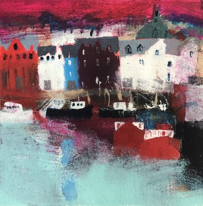 Caroline Bailey
Waterfront, Stornoway
Mixed media 25 x 25 cms
£800