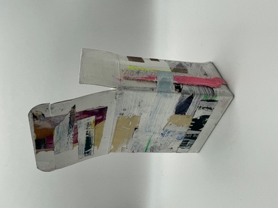 Georgia Wolfson
Everything You Love 
mixed media collage box 14 x 6 x 6 cm	
£125