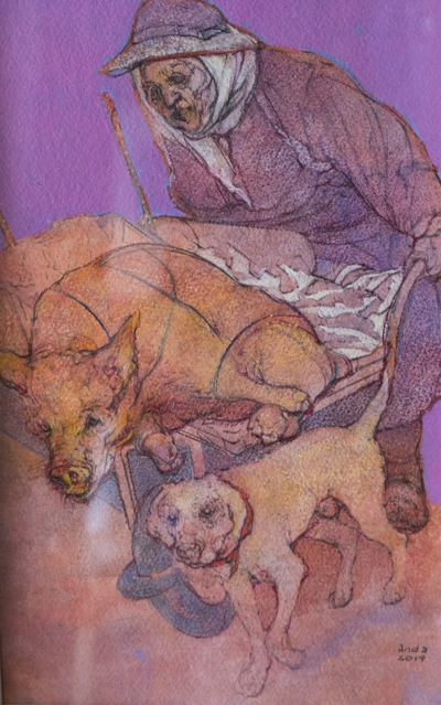 Anda Paterson RSW RGI PAI
Wheel Barrow
Mixed media
£500