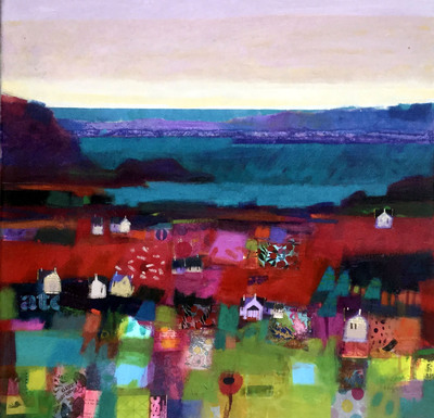 Francis Boag
Buncrana Donegal, Wild Atlantic Way
Acrylic on canvas  60 x 60 cms
£4000