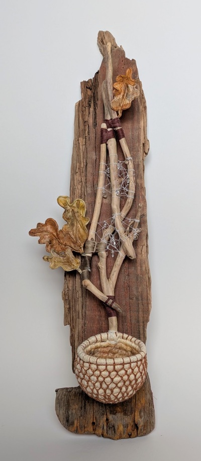 Anne Morrison
Winter Morning Oak
mixed media wall hanging with stand
£325