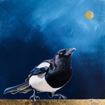 Susan Hutchison
Moonlight Majesty
Oil on gesso board  20 x 20 cms 
£520
SOLD