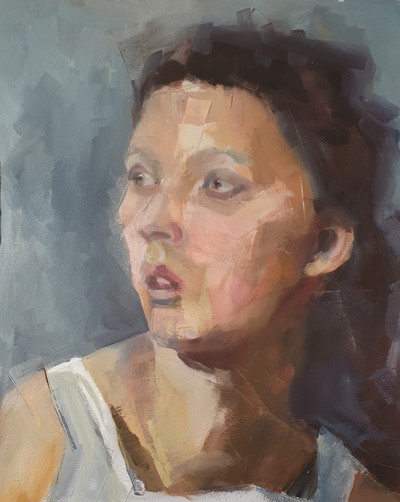 Anastasia II
Oil on Watercolour Paper 38 x 31 cm
£560