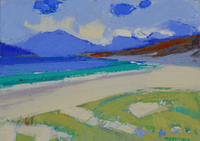 Marion Thomson
The Sea, Luskentyre
Oil on canvas  13  x 18 cms
£440