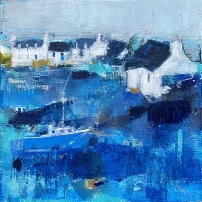 Nicole Stevenson
Offerings of Stones, Ardubh 
Oil on canvas  24 x 24 cms
£320 